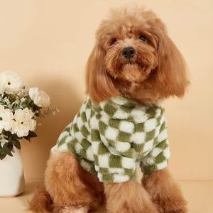 NWT XXL cute furry plaid dog sweater